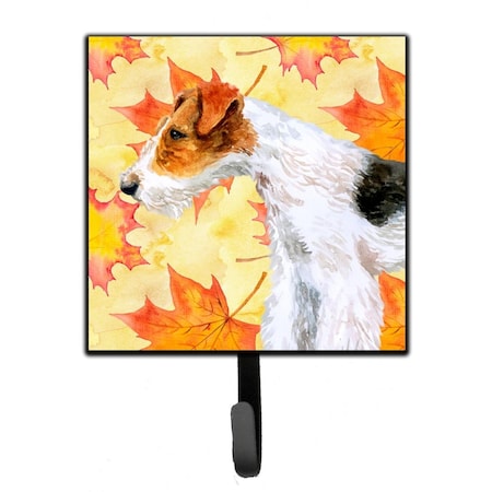 Carolines Treasures Fox Terrier Fall Leash or Key Holder BB9911SH4